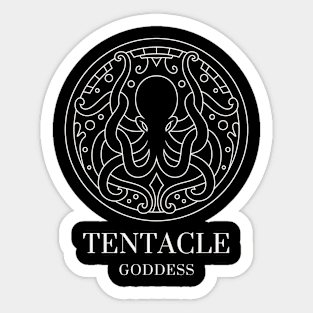 Tentacle Goddess Sticker